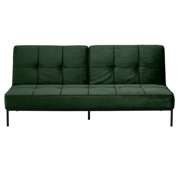 Act Nordic Perugia Sovesofa - Grøn Polyester Og Sort Metal -> Køb online nu