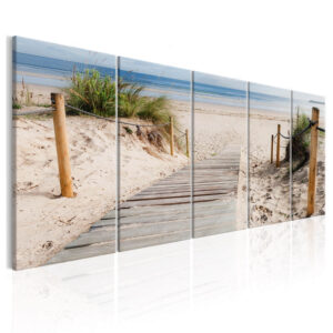 Artgeist Beach After Rain Billede - Multifarvet Print (80X200) -> Gennemse vores udvalg