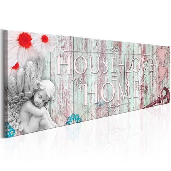 Artgeist billede - Home: House + Love