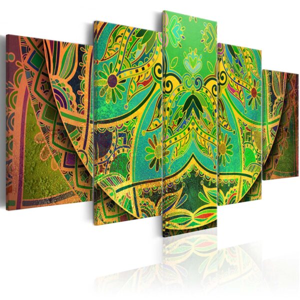 Artgeist billede - Mandala: Green Energy