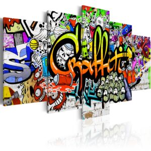 ARTGEIST billede trykt på lærred - Artistic Graffiti