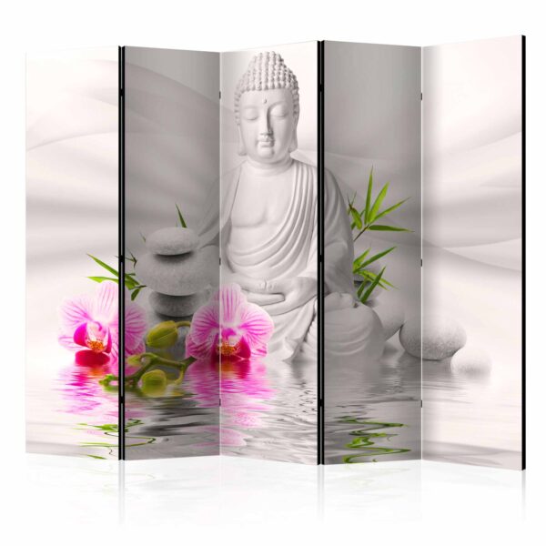 Artgeist Buddha And Orchids Ii Rumdeler - Multifarvet Print (172X225) -> Gennemse vores kollektion