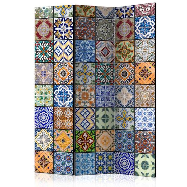 Artgeist Colorful Mosaic Rumdeler - Multifarvet Print (172X135) -> Bredt udvalg af produkter