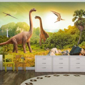 ARTGEIST Dinosaurs fototapet til børn - multifarvet print (210x300)