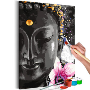 ARTGEIST DIY lærred maleri - Buddha and Flower 60x40