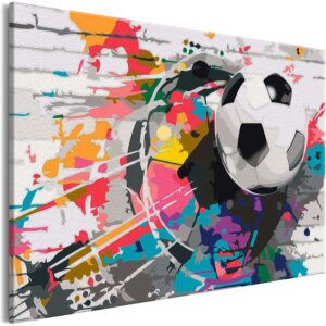 ARTGEIST DIY lærred maleri - Colourful Ball 60x40