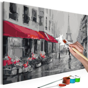 ARTGEIST DIY lærred maleri - Rainy Paris  60x40