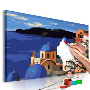 ARTGEIST DIY lærred maleri - Santorini  60x40