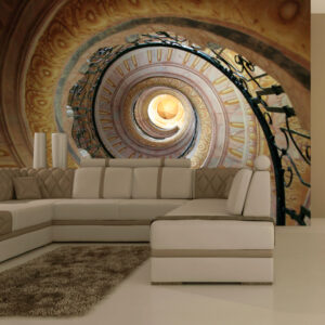 ARTGEIST  Fototapet af Decorative spiral stairs (flere størrelser) 400x309