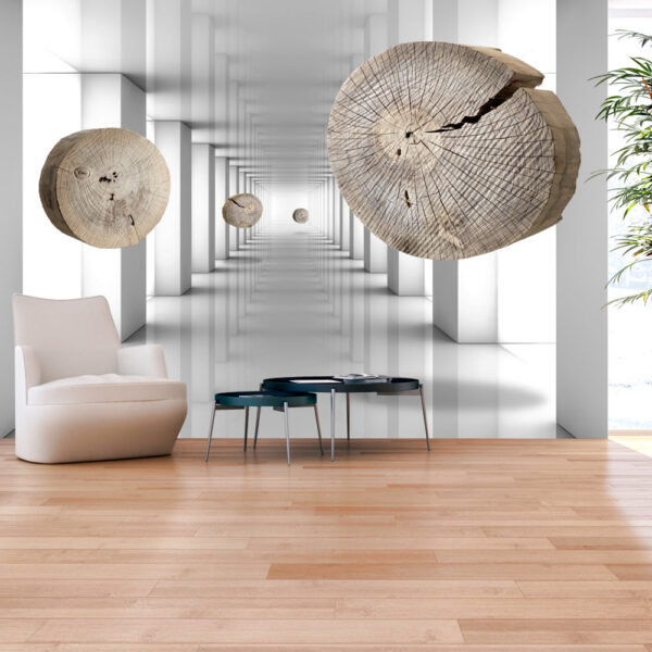 ARTGEIST Fototapet af flyvende træ - Inventive Corridor (flere størrelser) 150x105