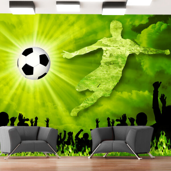 ARTGEIST Fototapet af fodbold - Victory! (flere størrelser) 400x280