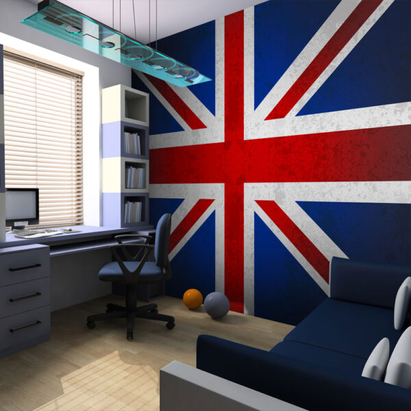 ARTGEIST - Fototapet af Storbritanniens flag Union Jack - Flere størrelser 250x193