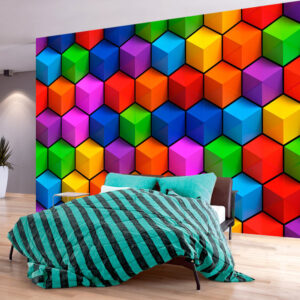 ARTGEIST fototapet - Colorful Geometric Boxes