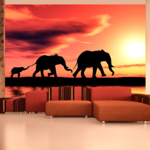 ARTGEIST Fototapet - elephants: family