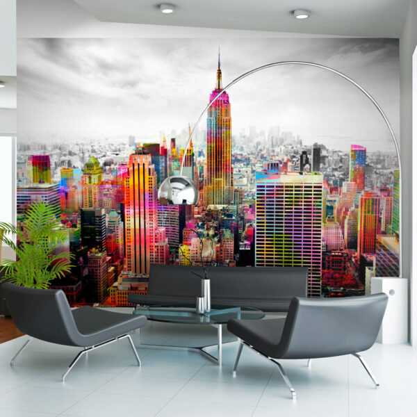 ARTGEIST Fototapet farverig New York - Colors of New York City II (flere størrelser) 100x70