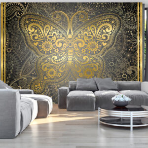 ARTGEIST Fototapet - Golden Butterfly