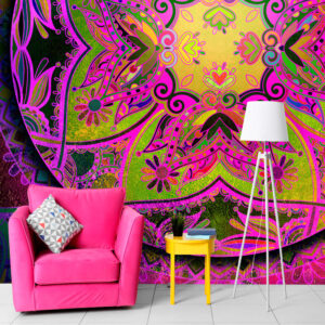 ARTGEIST Fototapet - Mandala: Pink Expression