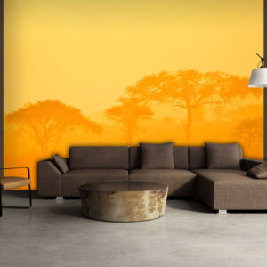 ARTGEIST Fototapet - Orange savanna (flere størrelser) 300x231