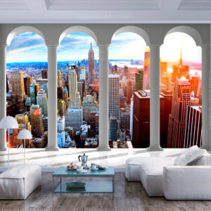 ARTGEIST Fototapet - Pillars and New York