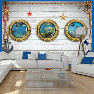 ARTGEIST Fototapet - Tree portholes