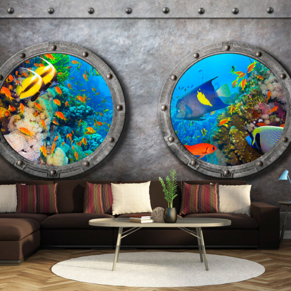 ARTGEIST Fototapet - Window to the underwater world