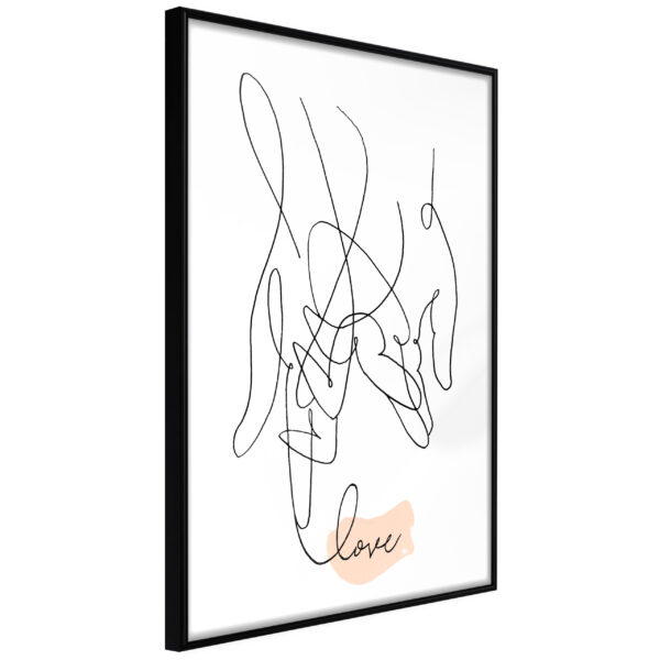 ARTGEIST Plakat med ramme - Complicated Love Sort 20x30