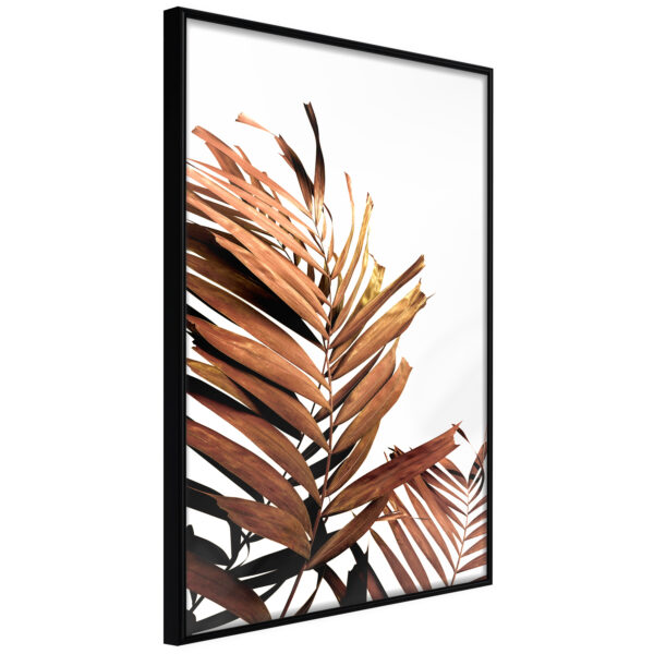 Artgeist Plakat Med Ramme - Copper Palm Guld 40X60 -> Uovertrufne priser