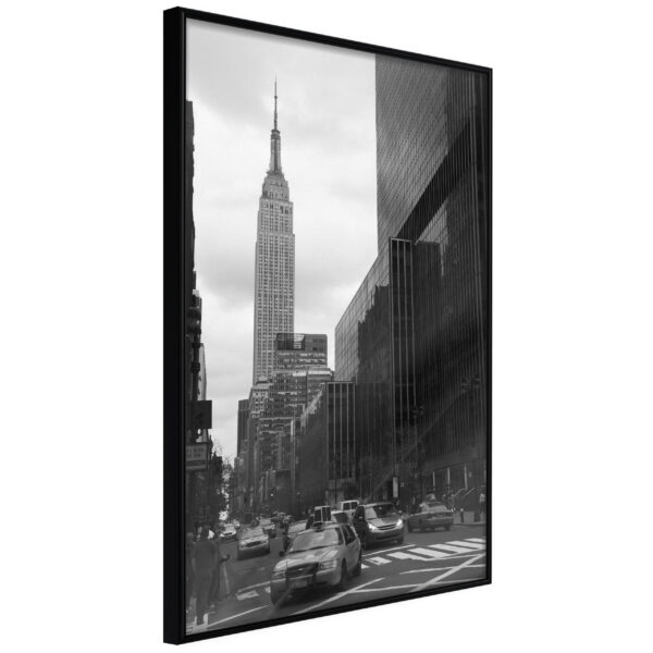 ARTGEIST Plakat med ramme - Empire State Building Guld med passepartout 40x60