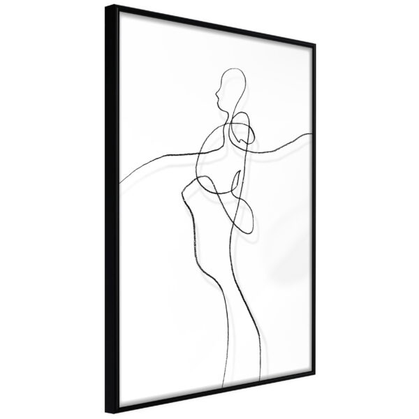 Artgeist Plakat Med Ramme - Entanglement Guld 30X45 -> Bedste priser