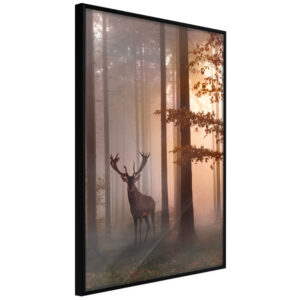 ARTGEIST Plakat med ramme - Forest Seclusion Guld 30x45