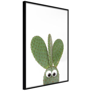 ARTGEIST Plakat med ramme - Funny Cactus III Guld 30x45