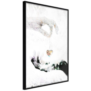 ARTGEIST Plakat med ramme - Give Me Your Heart Guld 30x45