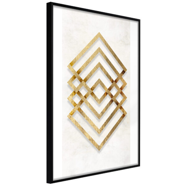 ARTGEIST Plakat med ramme - Golden Inlay Guld 20x30