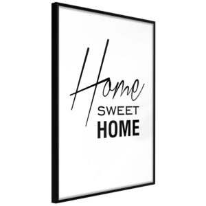 ARTGEIST Plakat med ramme - Home I Guld 20x30