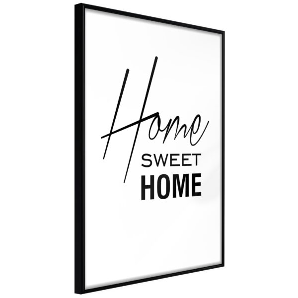 ARTGEIST Plakat med ramme - Home I Guld med passepartout 30x45