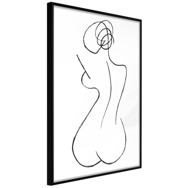 Artgeist Plakat Med Ramme - Hourglass Guld Med Passepartout 20X30 -> Stort udvalg