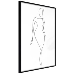 ARTGEIST Plakat med ramme - Impeccable Figure Guld 20x30