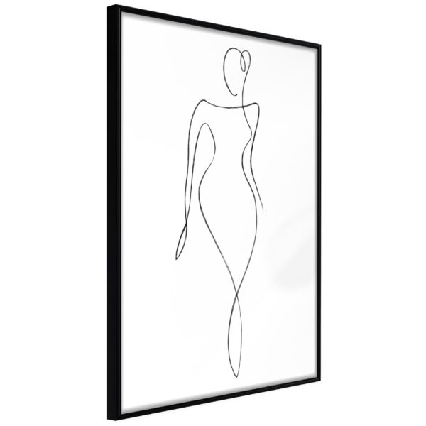 ARTGEIST Plakat med ramme - Impeccable Figure Guld 20x30