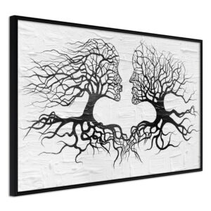 ARTGEIST Plakat med ramme - Like the Old Trees Guld 60x40