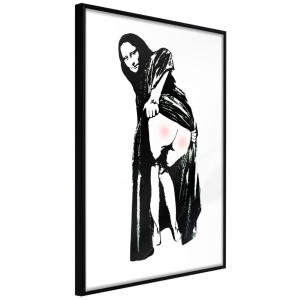 Artgeist Plakat Med Ramme - Moona Lisa Sort 20X30 -> Fuldt udvalg af tjenester