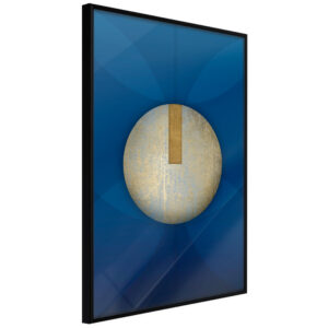 ARTGEIST Plakat med ramme - Mysterious Object Sort med passepartout 20x30