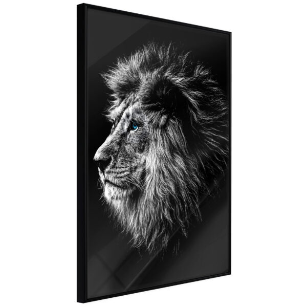 Artgeist Plakat Med Ramme - Old King Guld Med Passepartout 30X45 -> Stor værdi for pengene