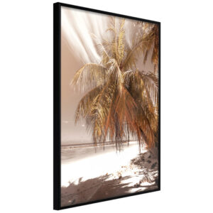 ARTGEIST Plakat med ramme - Paradise in Sepia Guld 20x30