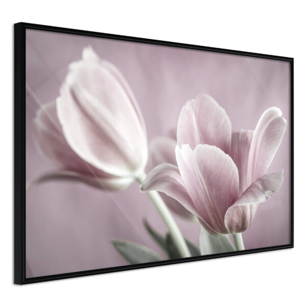 ARTGEIST Plakat med ramme - Pastel Tulips I Guld 60x40