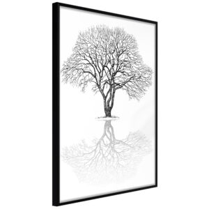 ARTGEIST Plakat med ramme - Roots or Treetop? Guld 40x60