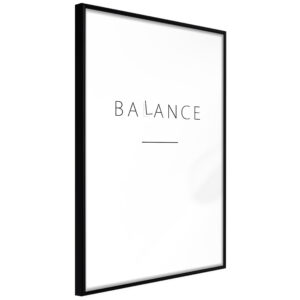 ARTGEIST Plakat med ramme - Seek a Balance Guld 40x60