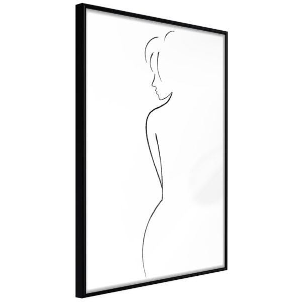 ARTGEIST Plakat med ramme - Silhouette Guld 20x30