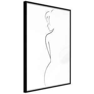 ARTGEIST Plakat med ramme - Silhouette Guld 30x45