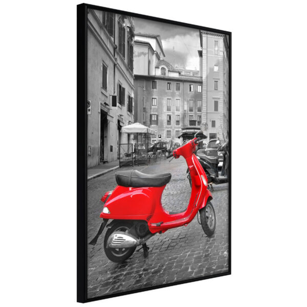 Artgeist Plakat Med Ramme - The Most Beautiful Scooter Guld 20X30 -> Stor værdi for pengene