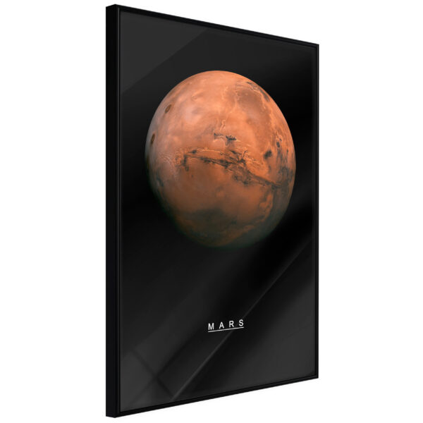 ARTGEIST Plakat med ramme - The Solar System: Mars Guld 20x30